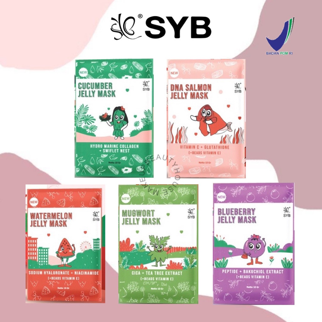 𝐑𝐀𝐃𝐘𝐒𝐀 - SYB Jelly Mask 10g - Face Mask