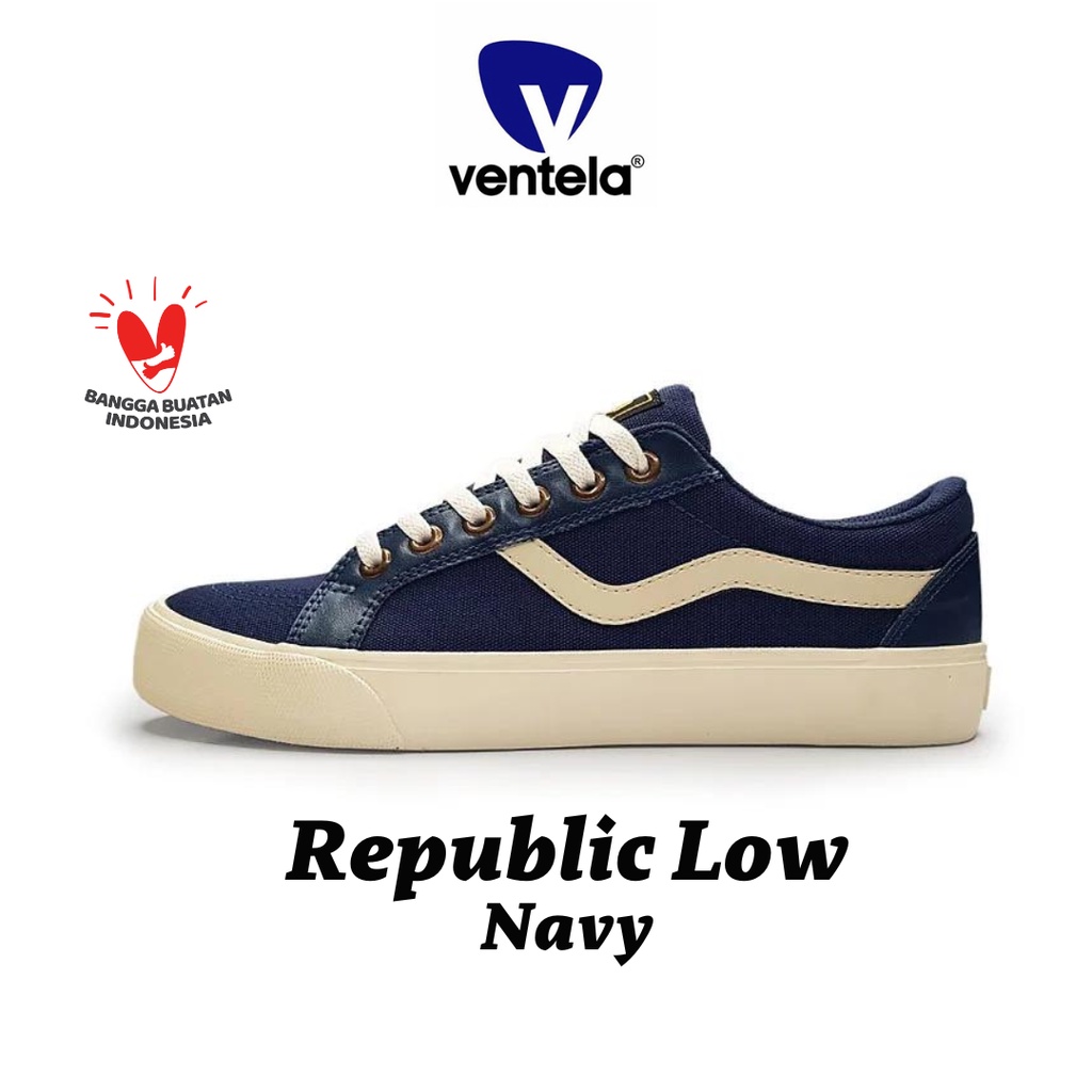 Ventela Republic Low Navy [READY STOCK]