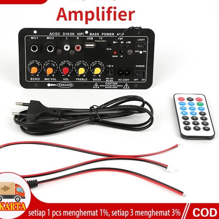 ➬ 400W Amplifier Board  Modul Subwoofer Mono Amp 120w 220v / 12v / 24v Untuk Speaker Bluetooth ֍