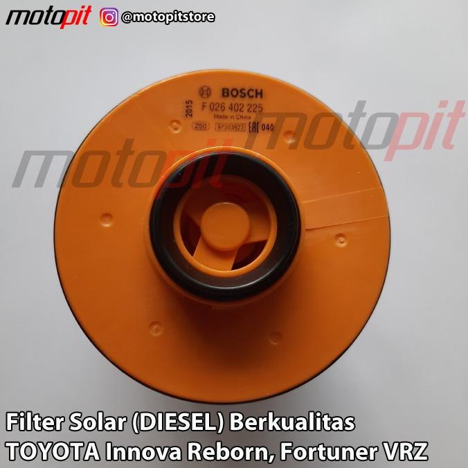 Bosch Filter Solar Diesel Toyota Innova Reborn Fortuner Vrz N 2225