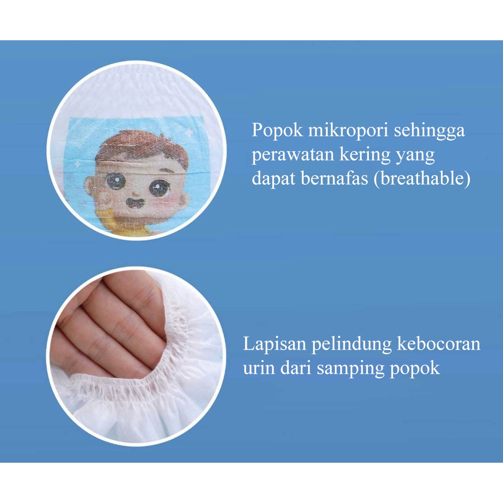 [1KG 37PCS] LBS Popok Celana Renang Anak Bayi Batita Balita Tahan Air Sekali Pakai Baby Swim Diapers