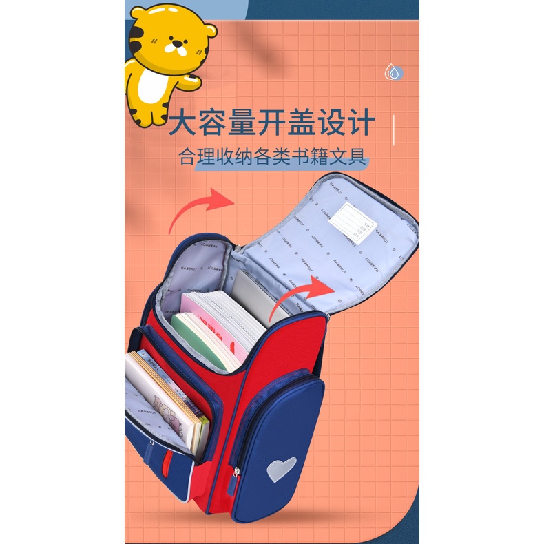 IMURA | Tas Ransel Punggung Impor Sekolah Anak Backpack ImportTOP BEAR x BEERUS OF