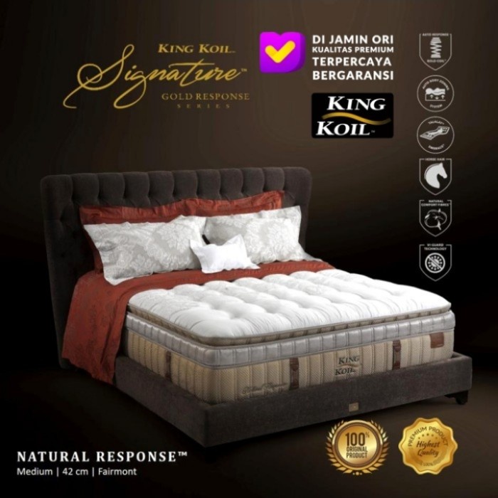 Kasur King Koil Mattress Natural Response -Full Set 200X200