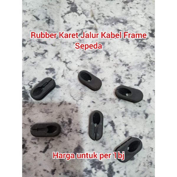 Cable Guide Rubber karet frame untuk jalur kabel Sepeda