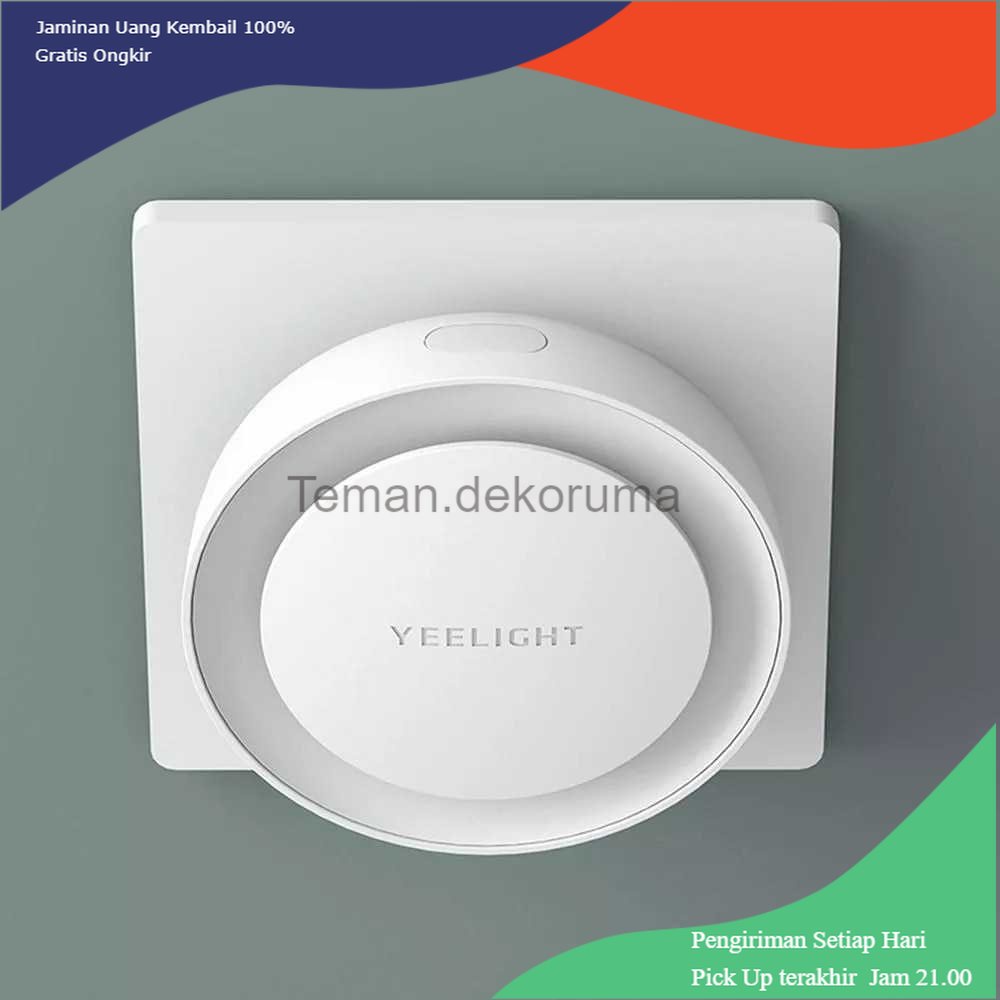 TD - LMP YEELIGHT Lampu Tidur LED EU Plug Sensor Cahaya Warm White 220V 0.4W - YLYD11YL