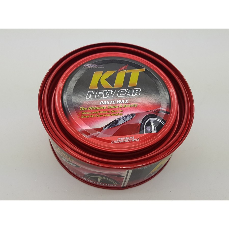 KIT WAX CAT PENGKILAP CAT MOBIL WAX PASTE NEW CAR KALENG MERAH 225 gr