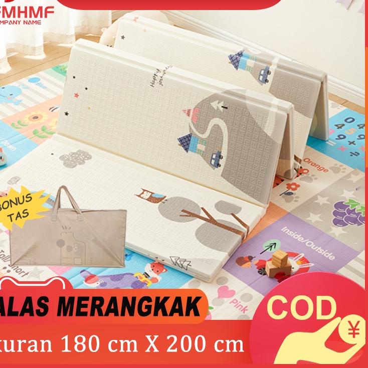 ⅍ Playmat Bayi Lipat  Karpet Lipat anak Playmate  Karpet Bayi Playmate Matras bayi  Tikar Lipat Foam