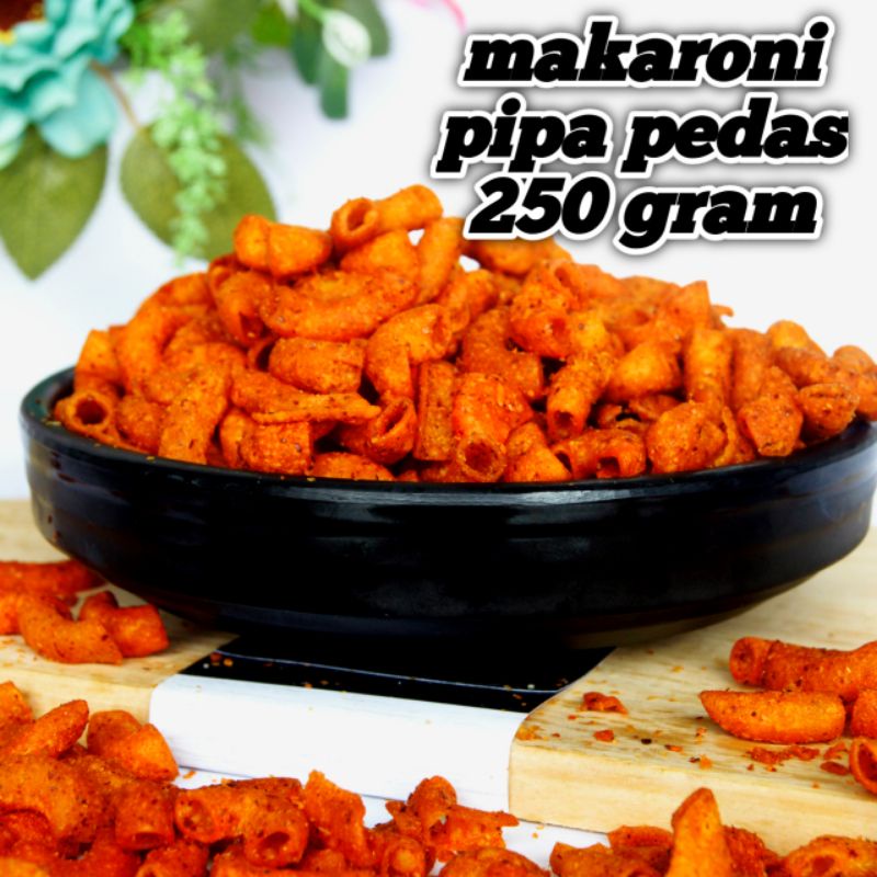 

Makaroni Pipa Pedas Bantat Haho Kiloan 250 Gram Afif Jaya Cemilan
