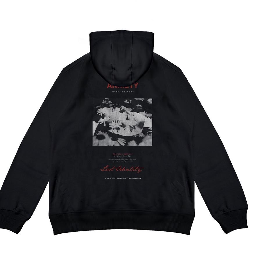 ✰ GRDT Anxiety Hoodie Black ➢