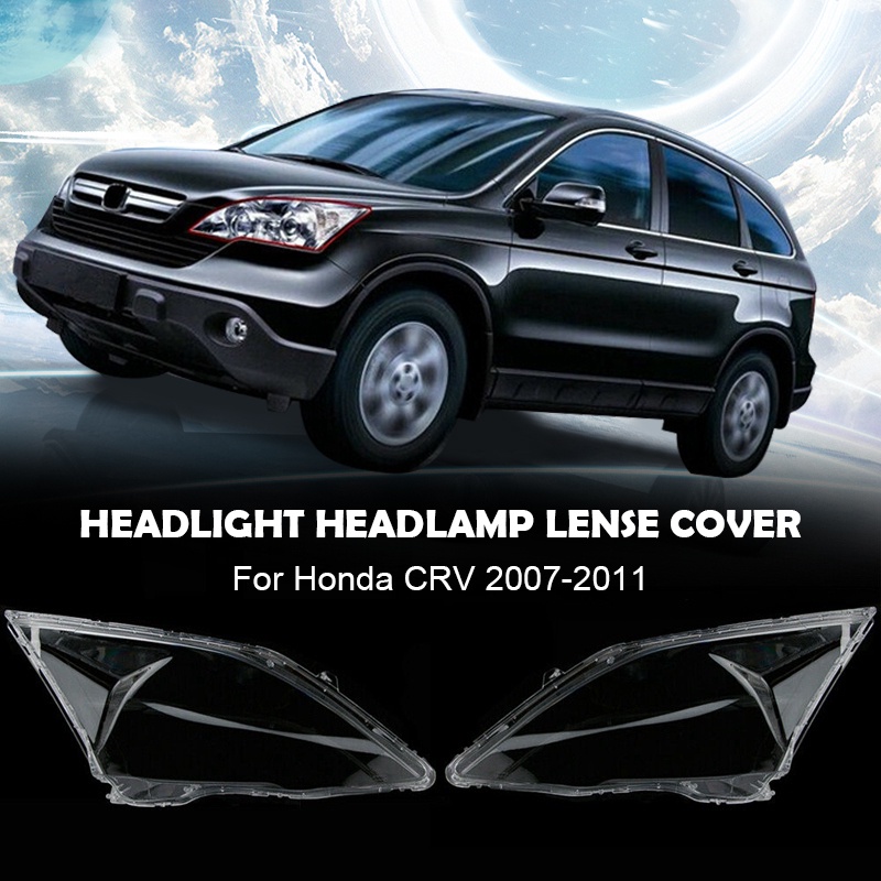 Honda Crv 2007 2008 2009 2010 2011 Sepasang penutup lensa lampu depan kiri/kanan Bahan