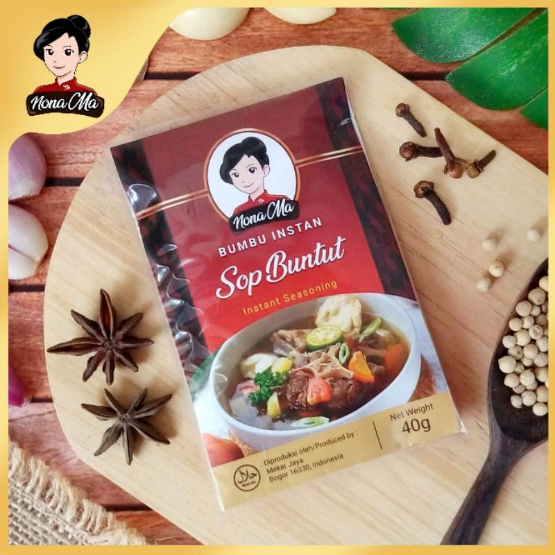 

Bumbu Instan Sop Buntut Nona Ma Bumbu Praktis Siap Pakai Tanpa Msg Tanpa Pengawet Halal