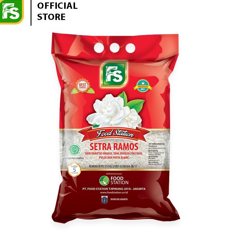 

℮ Food Station - Beras Melati Setra Ramos 5 Kg ✮