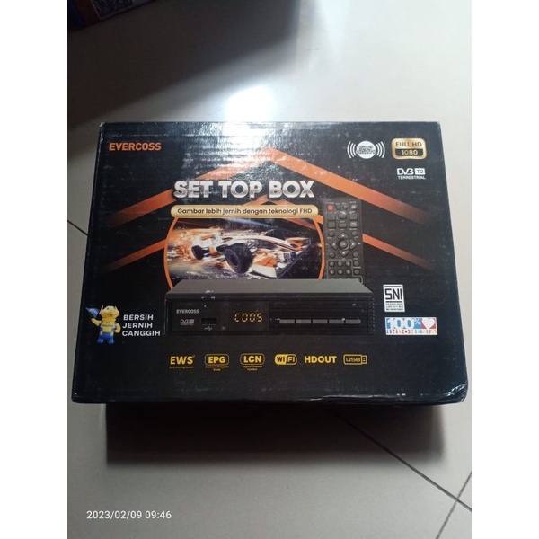 SET TOP BOX UNTUK TV DIGITAL EVERCOSS