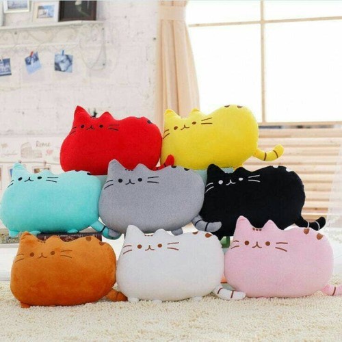 Bantal Kucing / Boneka Kucing / Bantal Lucu / Bantal Sofa / Bantal Karakter / Bantal Bentuk Kucing 50Cm