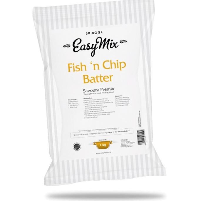 

EASY MIX Tepung Fish n Chip Batter 1 Kg Halal | Steak Ikan Dori