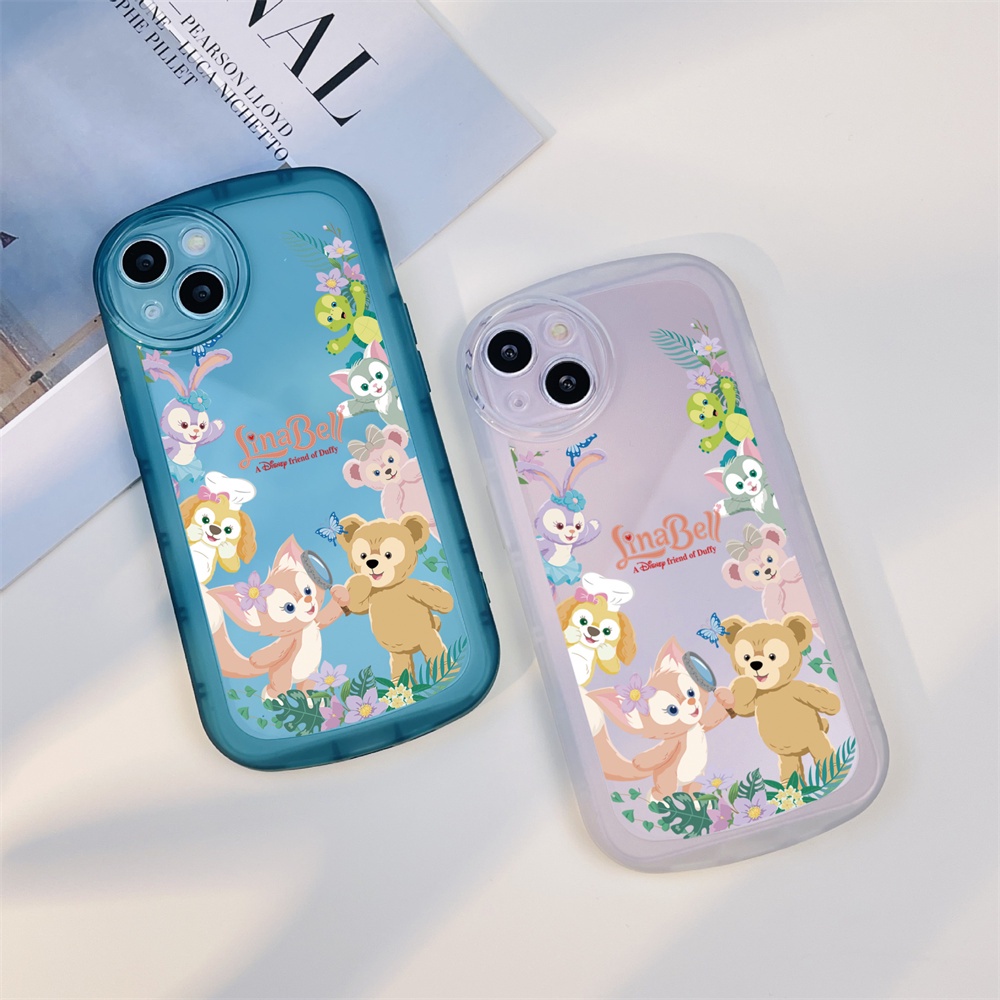 Soft Case Redmi Note 11S 11 Pro Redmi 10C 10A 9C 9T 9A Note8 Note7 Note7Pro Kartun LinaBell Dan Kelinci Kecil Beruang Silikon Penutup Telepon