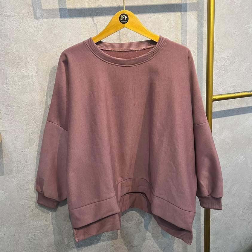 OVERSIZE SWEATER XXXL OBLONG WANITA BIG SIZE CREWNECK-TARO