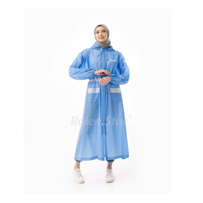 Jas Hujan Raincoat Wanita Muslimah Rok RALEN STAR GAMIS SOFIA - 66026