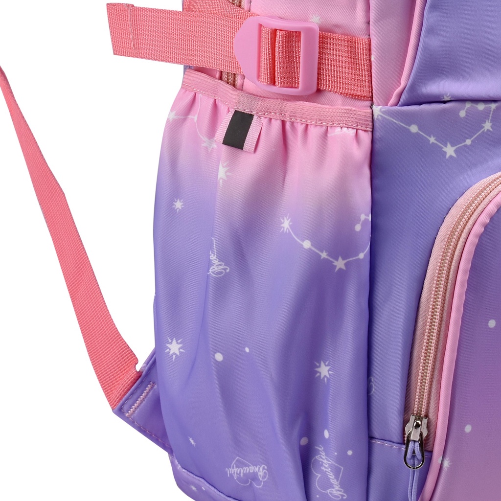 Tas Pelangi Polo Hiero 84022 Tas Ransel Sekolah Wanita Tas Anak Rainbow