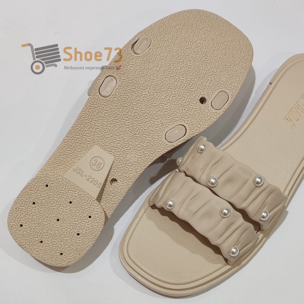 BARA BARA JSL 2205 -8 SIZE 36-40 ORIGINAL l Sandal Selop jelly wanita l Sendal kokop cewek impor