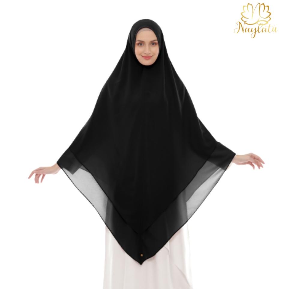 ☀ NAYLATU - Jilbab Hijab Khimar Nonpad Ansaria Ceruty Babydoll Ori Naylatu ☎