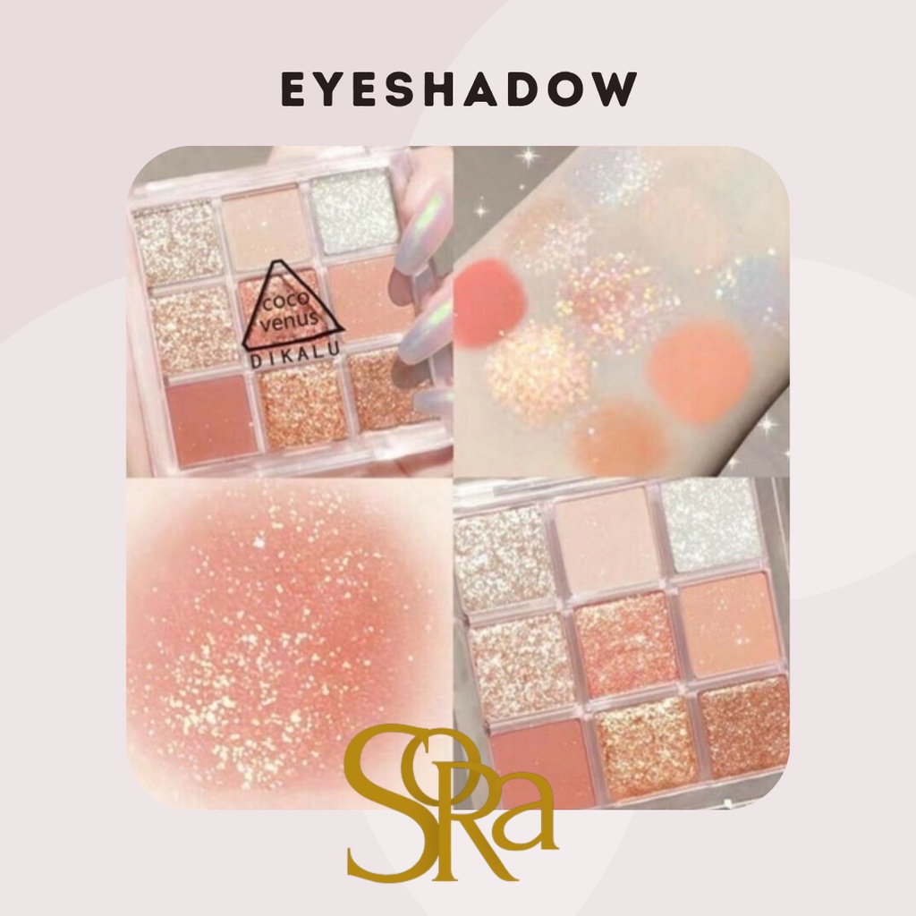 DIKALU COCO VENUS KOREAN Eyeshadow Palette 9 Colour | Eyeshadow