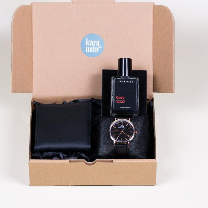 

✷ HAMPERS KADO GIFT BOX DOMPET JAM PARFUM COWOK MURAH HEMAT ✺