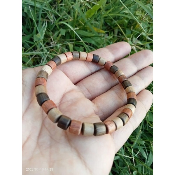 gelang tasbih kombinasi kayu kalimosodo dewandaru stigi