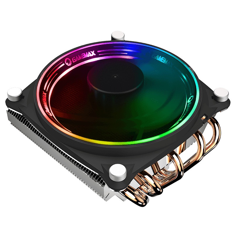 GAMEMAX GAMMA 300 RAINBOW ARGB CPU AIR COOLER 120mm LOW PROFILE