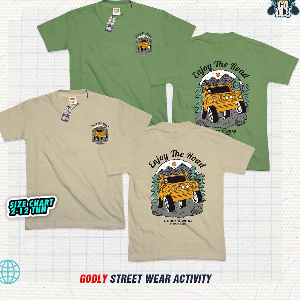 [V997] KAOS ANAK LAKI-LAKI TERLARIS MOTIF DEPAN BELAKANG DISTRO GODLY KIDS COD BAYAR DITEMPAT USIA 1