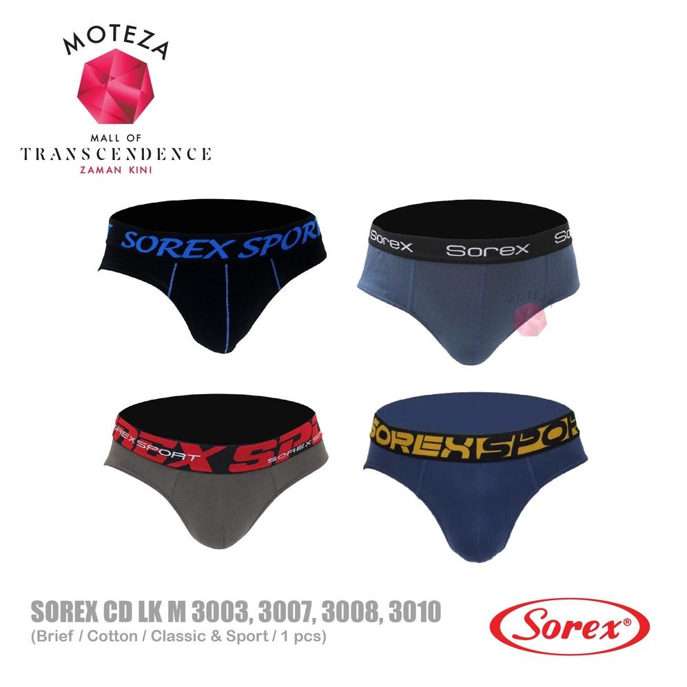 ● Sorex CD Celana Dalam Pria - M 3003 ; 3007 ; 3008 ; 3010 - Brief Segitiga Katun