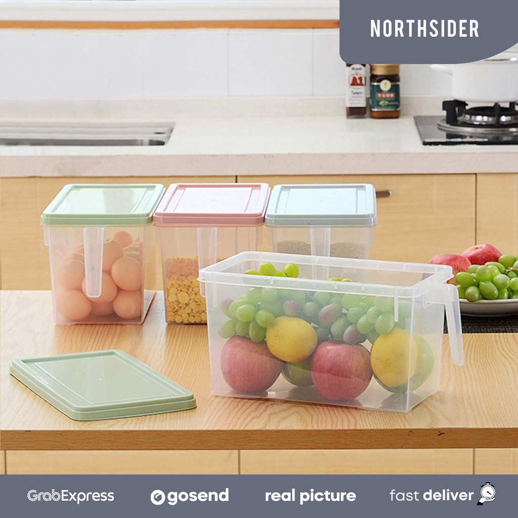 KOTAK KONTAINER KULKAS ORGANIZER BOX KITCHEN STORAGE BOX XL-049