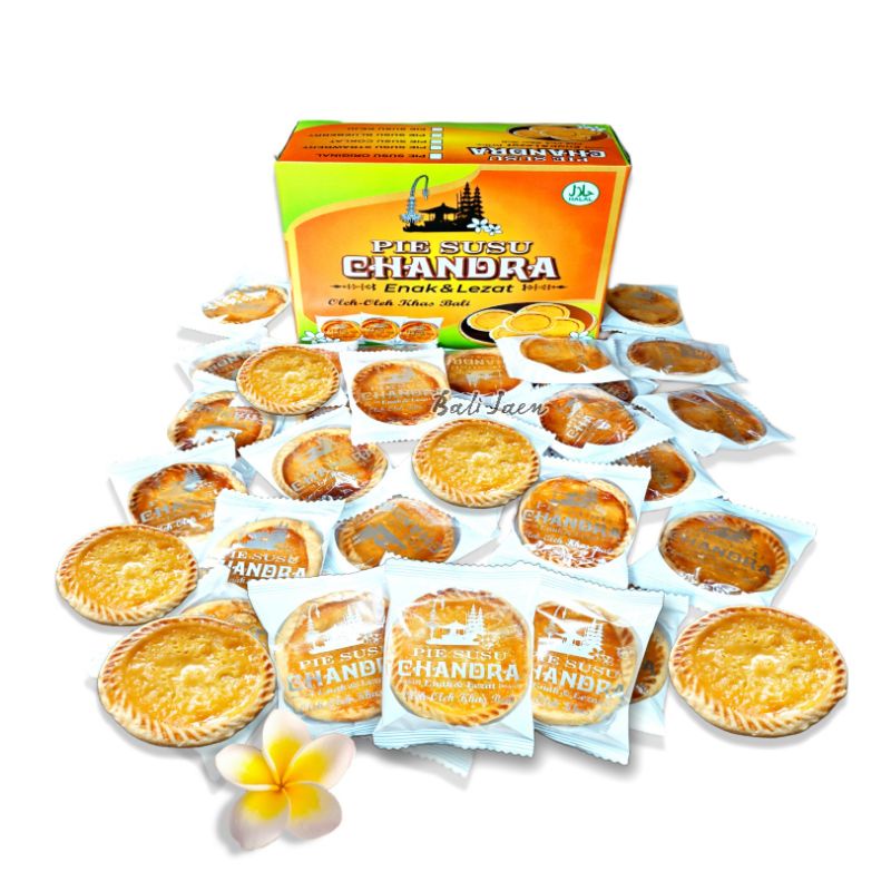PIE SUSU CHANDRA 25 PCS(ORIGINAL) Kemasan isi 25 pcs.Pie Susu Bali.