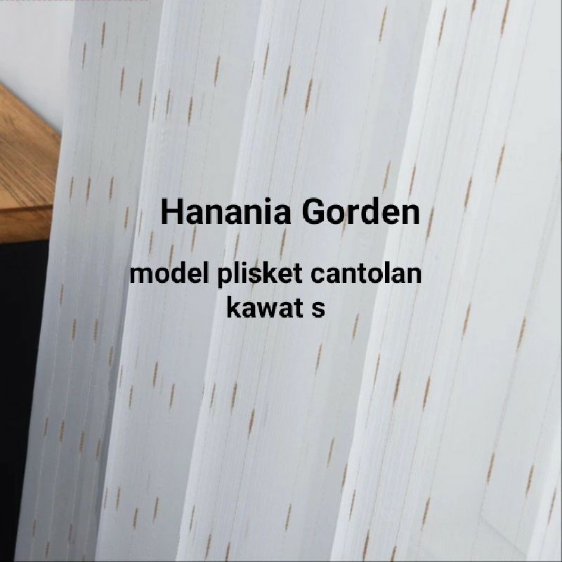 Vitrase gorden Vitrase polos gorden siang Vitrase plisket vitrase import