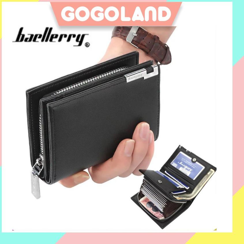 Stok Terbatas ⭐Gogoland⭐ D025 Dompet Lipat Baellery Wanita Pria Kulit Panjang Fashion Murah Kartu Im