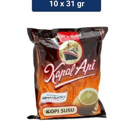 

Free Ongkir/ Kapal Api Kopi Susu 10 x 31 gr