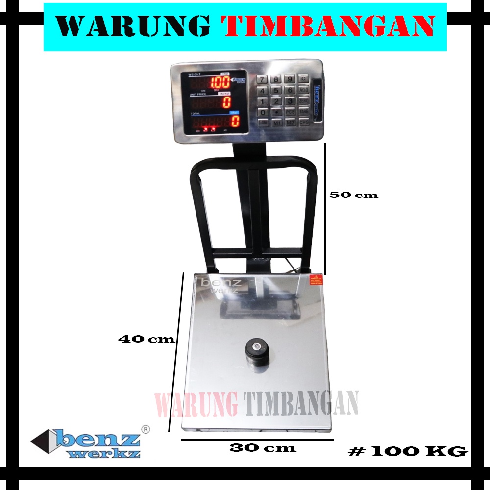 Timbangan Duduk Digital Rail Nankai 150Kg / Timbangan Digital Benz 150 Kg / Nankai 150Kg / Timbangan
