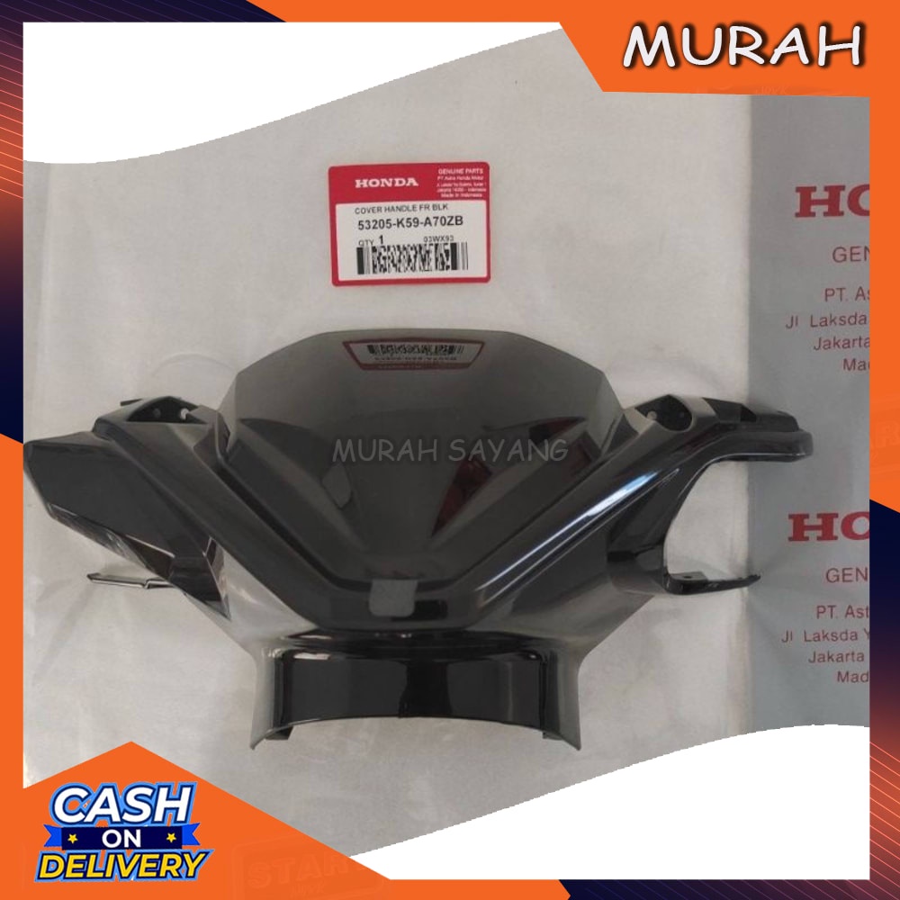 Batok lampu Depan HITAM Honda New Vario 125 150 led 2018 ORIGINAL
