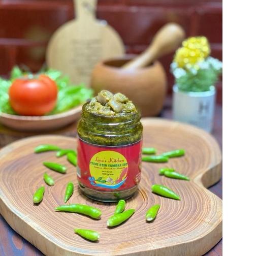 

➭ Cumi asin sambal ijo berat 400gram berat isi 200gram ✬