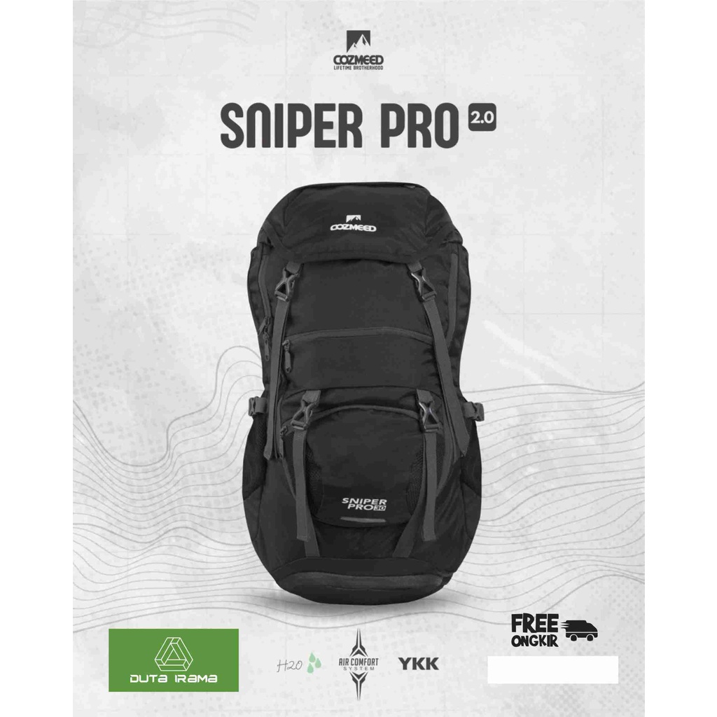 DUTAIRAMA - Cozmeed Tas Ransel Daypack Naik Gunung Sniper Pro 30L