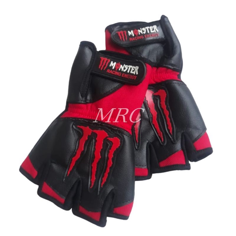 Sarung Tangan Motor Pria Pendek Half Finger/ Sarung Tangan Motor Anti Slip