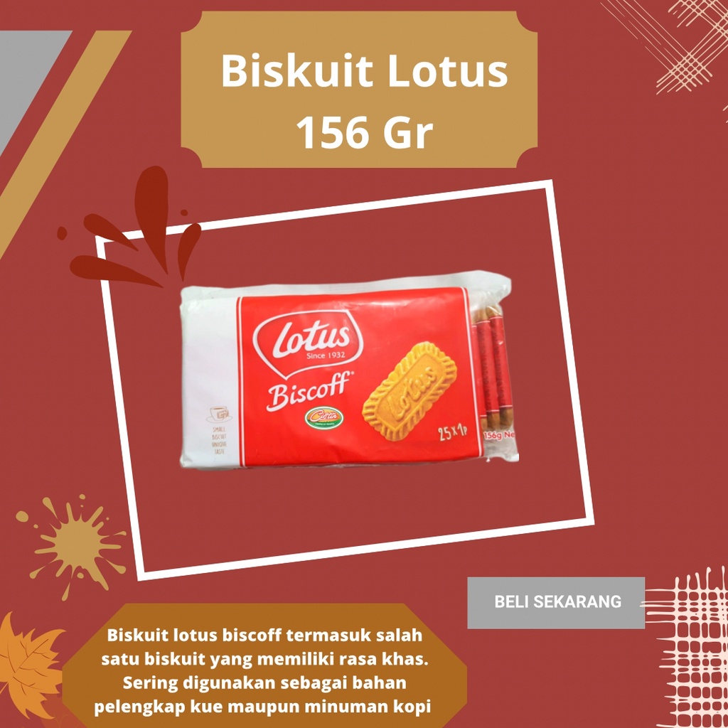 

Lotus Biscof 156 gr
