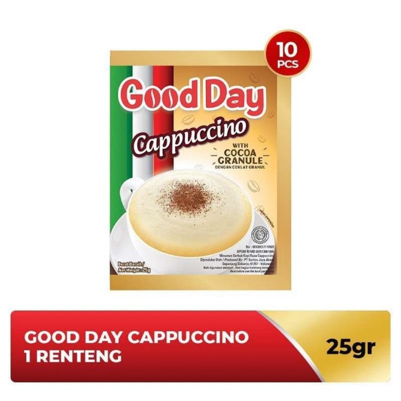 

GOOD DAY CAPPUCINO KOPI