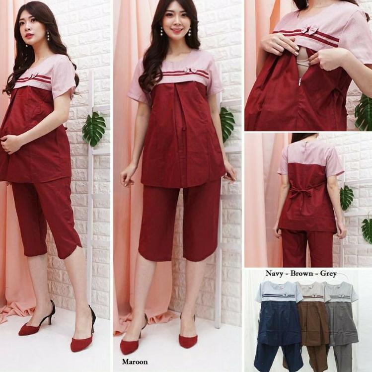 [ART. 412238] SETELAN IBU HAMIL MENYUSUI/BAJU KANTOR IBU HAMIL/PAKAIAN IBU HAMIL