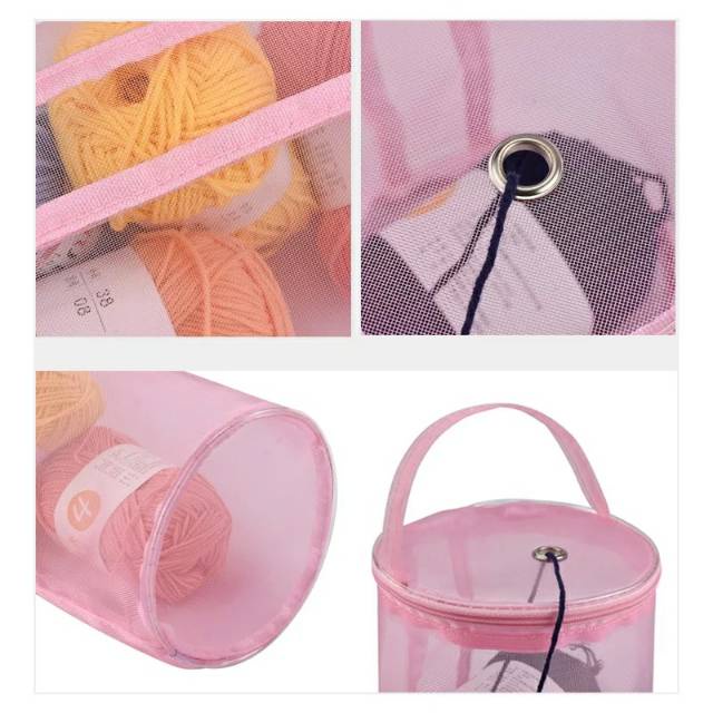 Tas benang rajut/ crochet knitting yarn storage bag T044