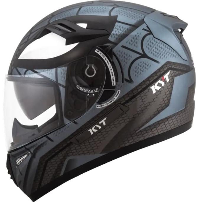 Helm KYT K2rider Spiderman black doff fullface K2 Rider spider man
