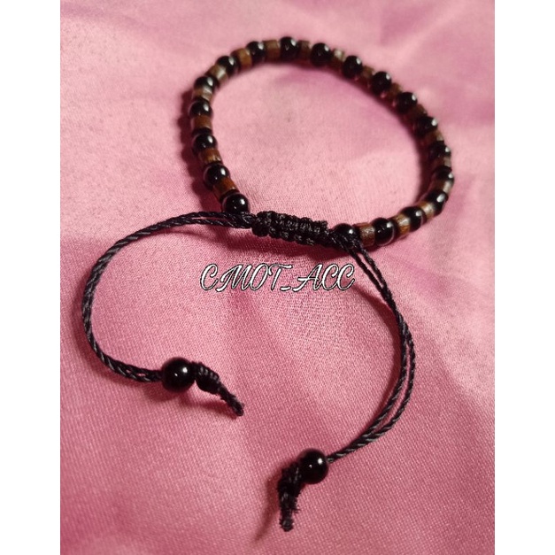 GELANG KAYU COKLAT SERUT