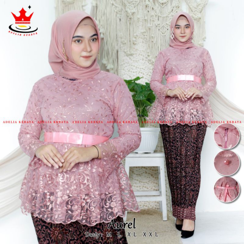 Set Kebaya Aurel - Kebaya Wisuda - Kebaya keluarga-By-Shakeel-Ar