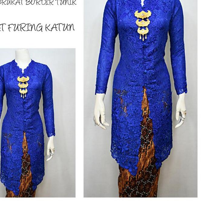♥ Indah ABAYA KEBAYA BRUKAT BORDIR ENCIM MODERN LENGAN PANJANG Furing Katun KEBAYA WISUDA KEBAYA KAT