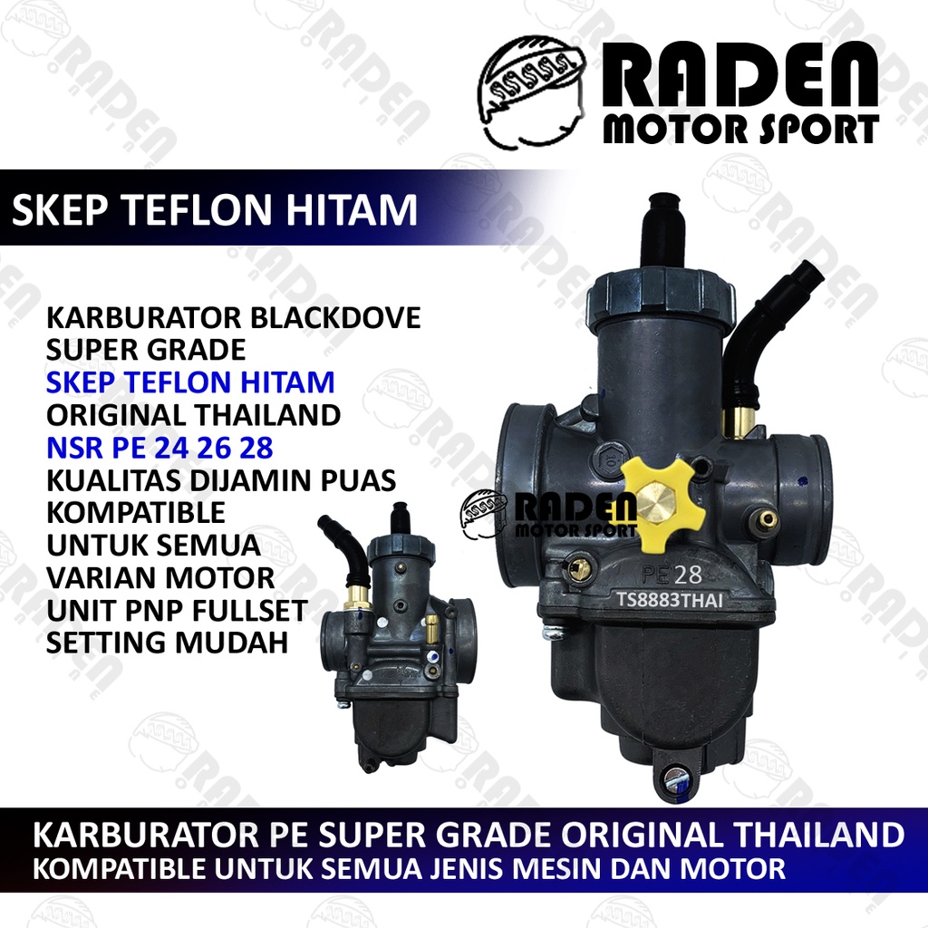 (BISA COD) KARBURATOR NSR PE 24 26 28 SUPER DOVE SKEP KUNINGAN CARBURETOR KARBU PE24 PE26 PE28  CPO 